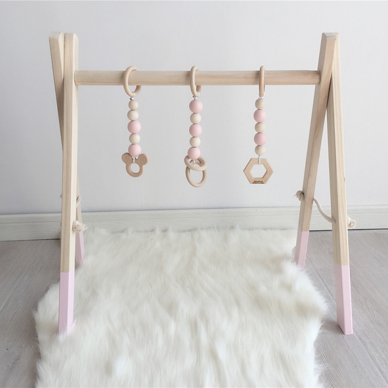 Wooden Baby Gym Simple Elegant Design